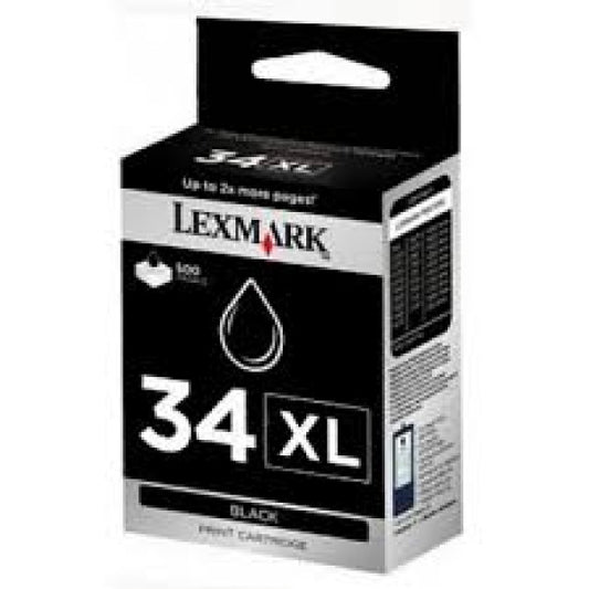 Cartouche Jet d'encre de Marque Lexmark 18CX034E Noir - (500 pages)