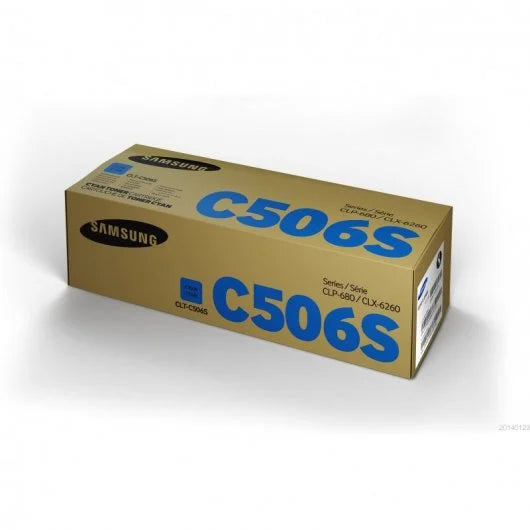 Cartouche Laser de Marque Samsung  CLT-C506S Cyan  (1500 pages)