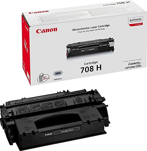 Cartouche Laser de Marque Canon EP-708HBK (0917B002AA) Noir (6 000 pages)