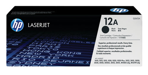 Cartouche Laser de Marque HP Q2612A-  Noir (2000 copies)