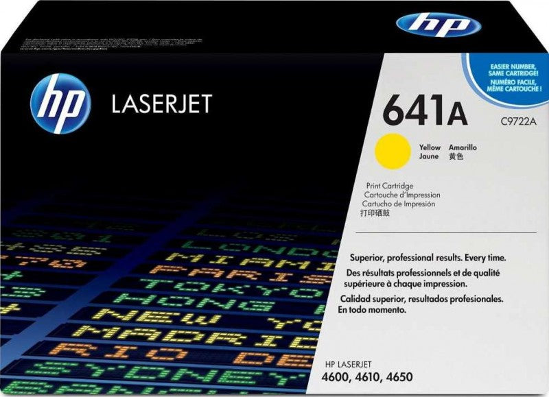 Cartouche Laser de Marque HP C9722A YELLOW (8000 copies)