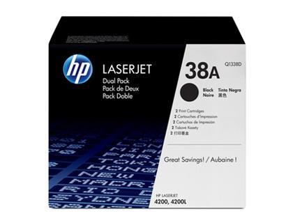 Pack de 2 Cartouches Laser de Marque HP Q1338AD Noir (24000 copies)