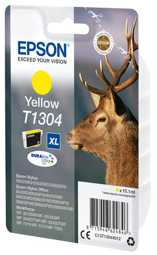 Cartouche d'origine Epson C13T13044022 / T1304 - jaune