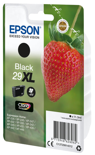 Cartouche d'origine Epson C13T29914022 / 29XL - noire