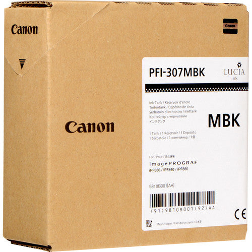 Cartouche d'origine Canon 9810B001 / PFI-307 MBK - noire