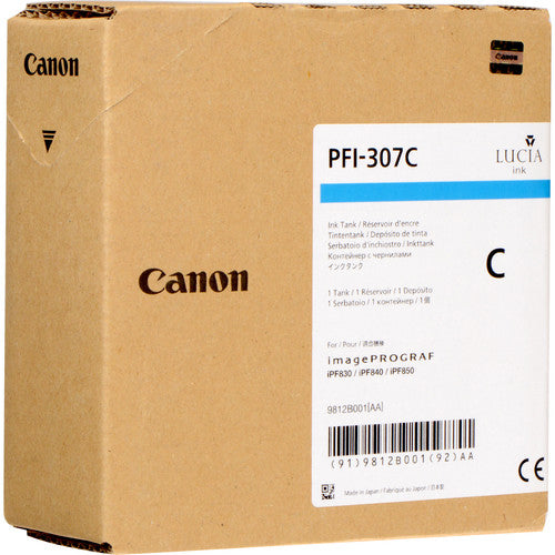 Cartouche d'origine Canon 9812B001 / PFI-307 C - cyan