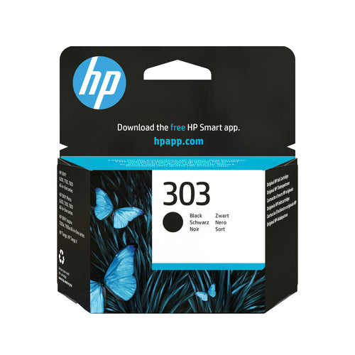 Cartouche Jet d'encre de Marque HP T6N02AE N°303 Noir (4ml  200 pages)