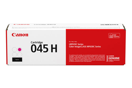 Cartouche Laser de Marque Canon (045H - 1244C002) Toner Magenta Haute Capacité (2 200 pages)