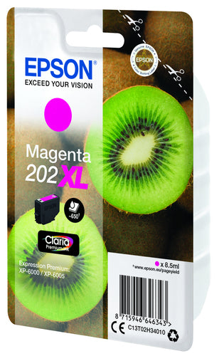 Cartouche d'origine Epson C13T02H34010 / 202XL - magenta