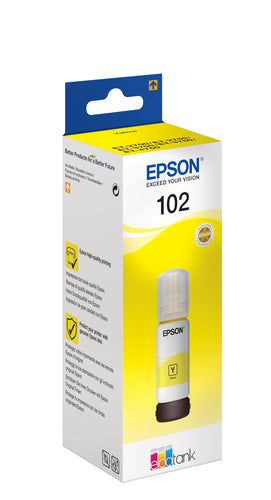 Bouteille d'encre compatible premium Epson C13T03R440 / 102 - jaune