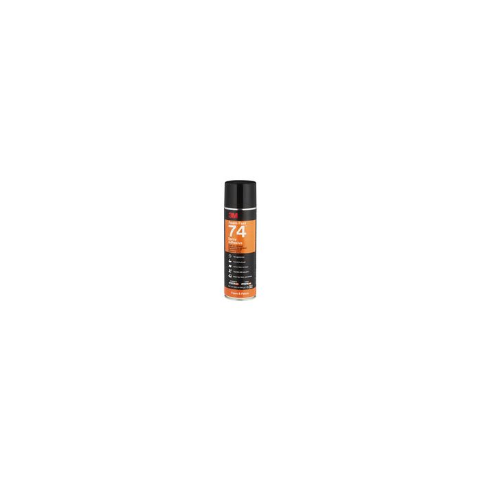 3M Colle aérosol pour mousse FoamFast 74, 500 ml, orange