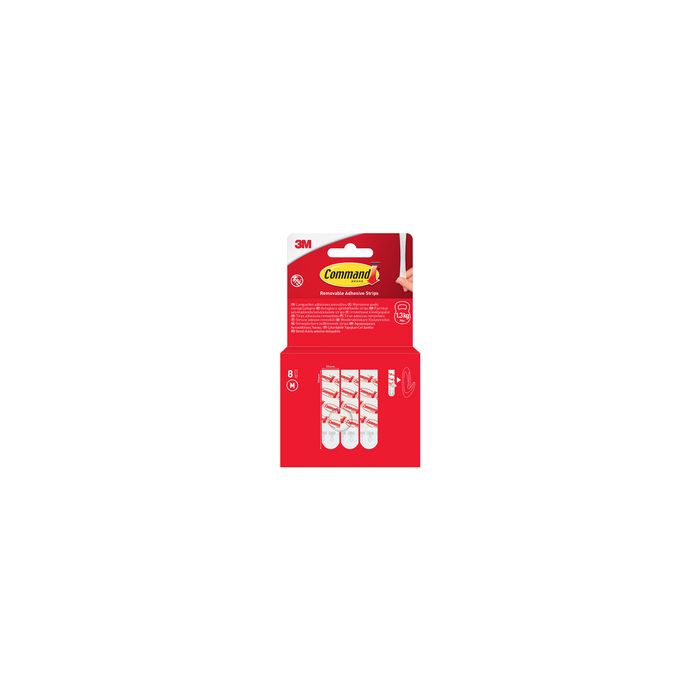 3M Command Paquet de recharge languettes adhésives, blanc
