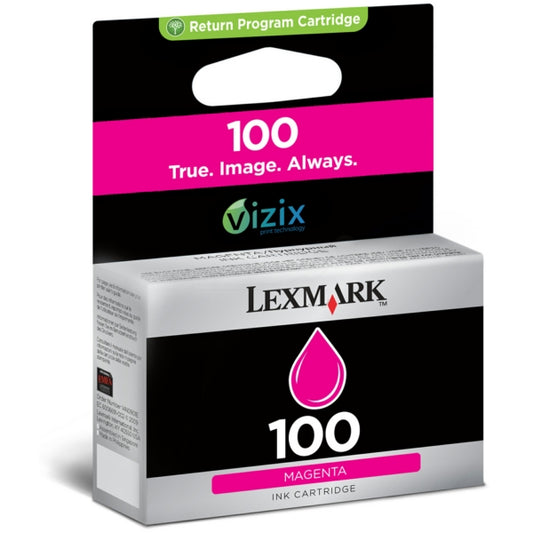 Cartouche Jet d'encre de Marque Lexmark 14N0901E Type 100 Magenta (200 pages)