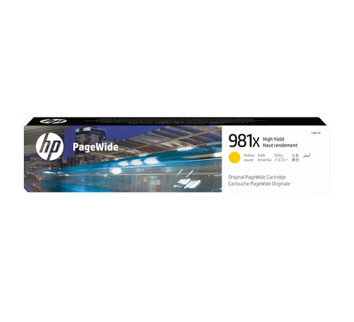 Cartouche d'origine HP L0R11A / 981X - jaune