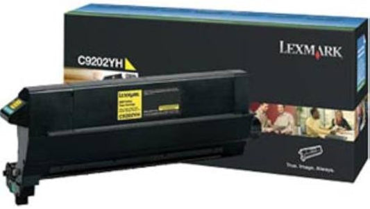 Cartouche Laser de Marque Lexmark C9202YH Yellow 14000 pages