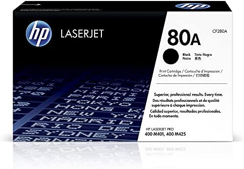 Cartouche Laser de Marque HP CF280A (80A) Noir (2 700 copies)