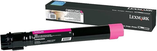 Cartouche Laser de Marque Lexmark C950X2MG Magenta (24 000 pages)
