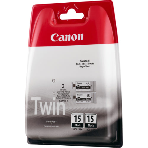 Cartouche d'origine Canon 8190A002 / BCI-15 BK - noire