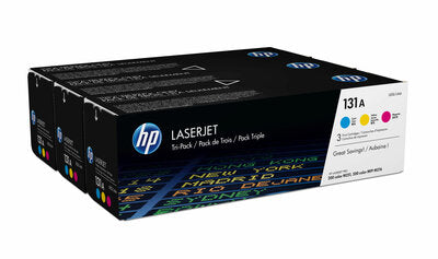 Lot de 3 Cartouches Laser de marque HP U0SL1AM (1 Cyan + 1 Magenta + 1 Jaune (3 x 1 800pages)