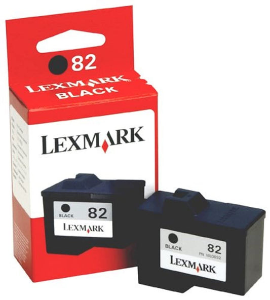 Cartouche Jet d'encre de Marque Lexmark 18CX032E N°82 Black - 600 copies