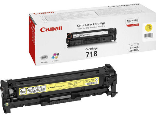 Cartouche Laser de Marque Canon EP-718Y (2659B002) Yellow - (2900 pages)