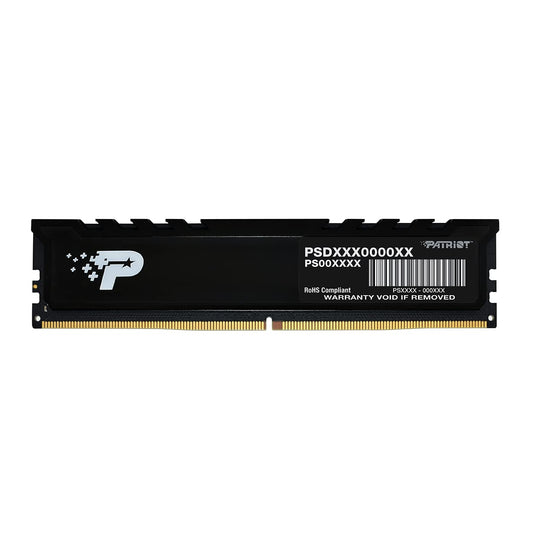 Barrette mémoire 16Go DIMM DDR5 Patriot Signature Line Premium  5600MHz (Noir)