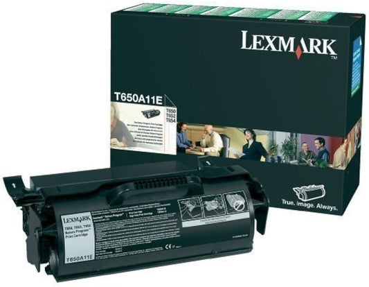 Cartouche Laser de Marque Lexmark T650A11E Noir Capacité Standard (7 000 pages)