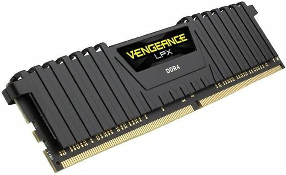 Barrette mémoire 8Go ,DIMM DDR4 Corsair Vengeance LPX  2400Mhz (Noir)