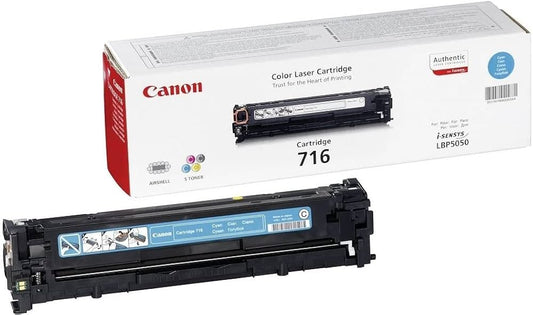 Cartouche Laser de Marque Canon CRG-716C 716 Cyan ( 1 500 pages)