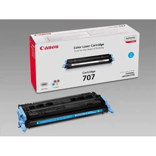 Cartouche Laser de Marque Canon EP-707C Cyan (2000pages)