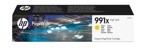 Cartouche Jet d'encre de Marque HP M0J98AE N°991X Jaune Haute Capacité (187ml 16 000 pages)