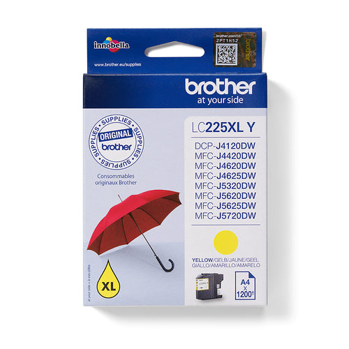 Cartouche compatible premium Brother LC225XLY - jaune