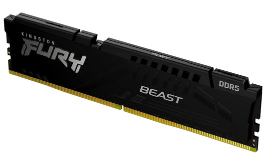 Barrette mémoire 16Go DIMM DDR5 Kingston Fury Beast  5200MHz (Noir)