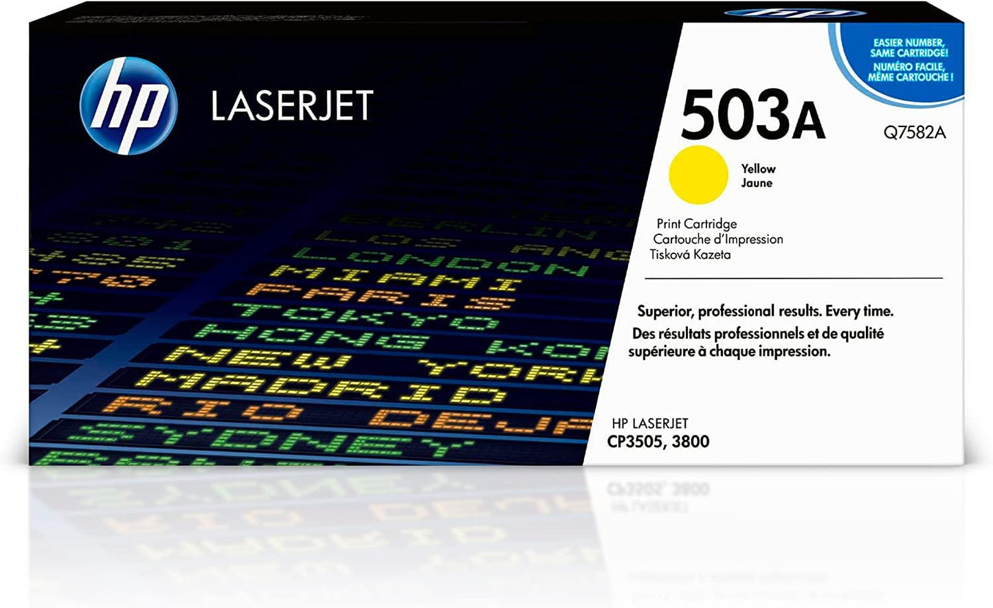 Cartouche Laser de marque HP Q7582A Yellow 6000 copies