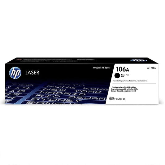 Cartouche Laser de marque HP W1106A Noir (1000 copies)