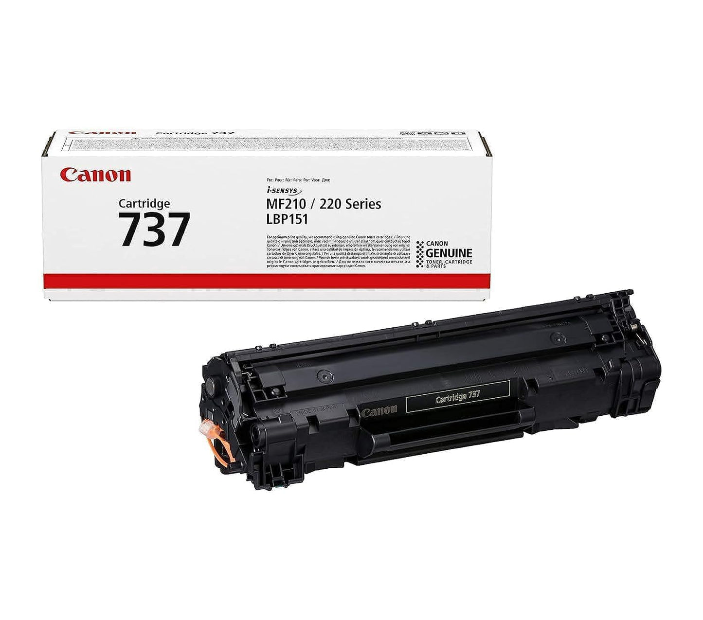 Cartouche Laser de Marque Canon CRG-737BK (9435B002) Noir (2 400 pages)