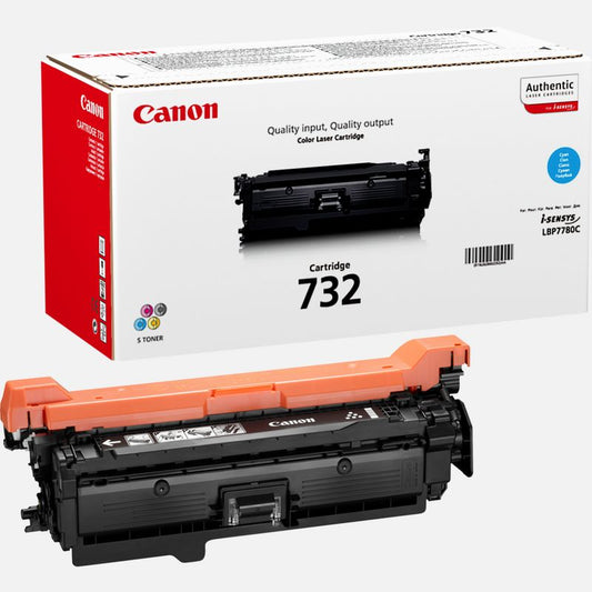 Cartouche Laser de Marque Canon CRG-732 Cyan (6 400 pages)