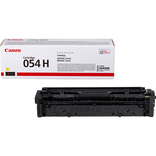 Cartouche Laser de Marque Canon 054HY (3025C002) Jaune (2 300 pages)