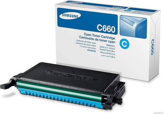 Cartouche Laser de Marque Samsung  CLP-C660A Cyan (2000 pages)