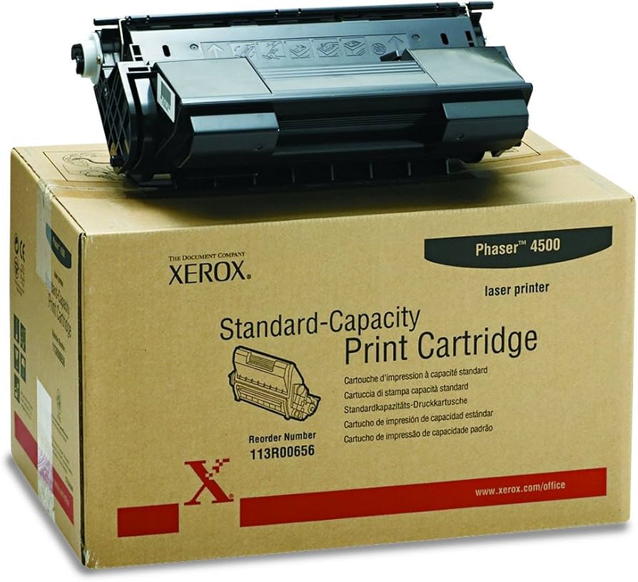 Cartouche Laser de Marque Xerox 113R00656 Noir (10 000 pages)