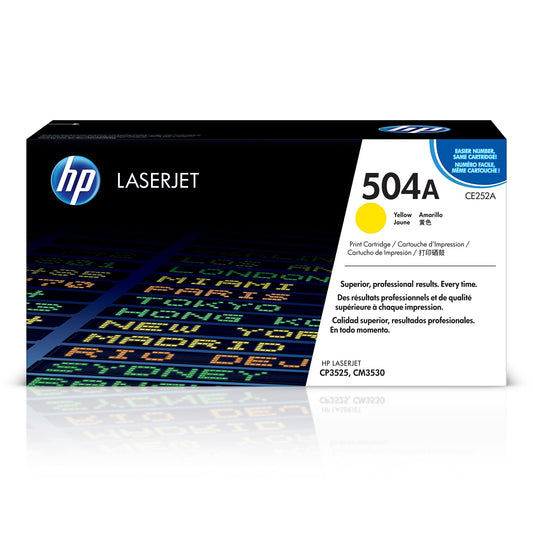 Cartouche Laser de Marque HP CE252A Jaune 7000 copies