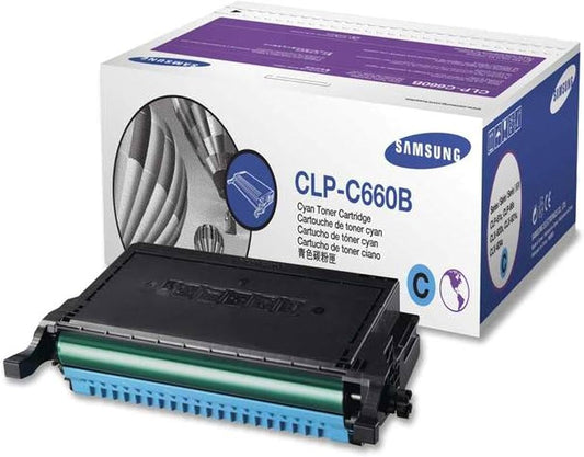 Cartouche Laser de Marque Samsung  CLP-C660B Cyan Haute Capacité (5000 pages)