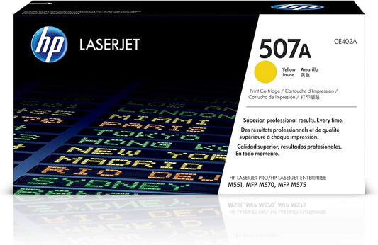 Cartouche Laser de Marque HP CE402A 507A YELLOW (6 000 copies)