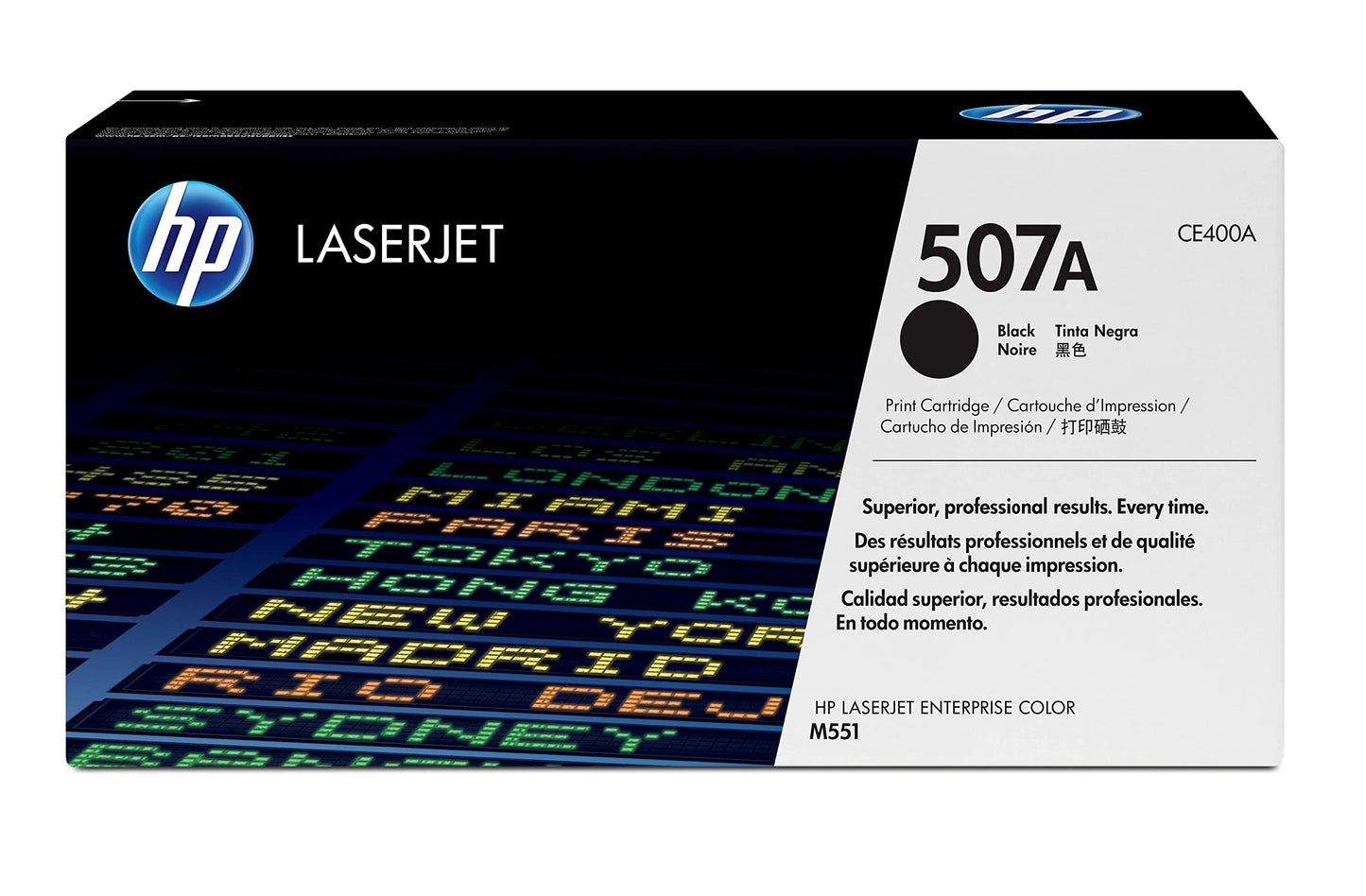 Cartouche Laser de Marque HP CE400A 507A Noir (5 500 copies)