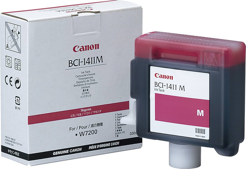 Cartouche Jet d'encre de Marque Canon BCI-1411M (7576A001) Magenta (330ml/144pages)