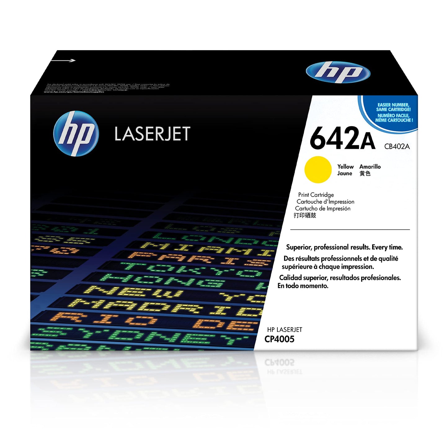 Cartouche Laser de Marque HP CB402A Jaune (7500 copies)