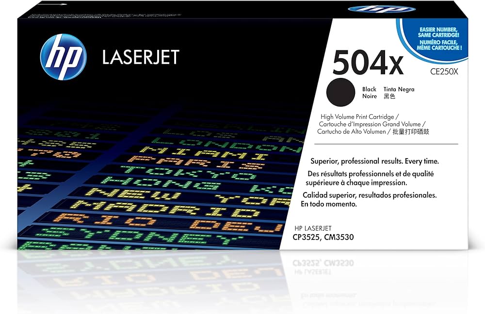 Cartouche Laser de Marque HP CE250X Noir 10 500 copies