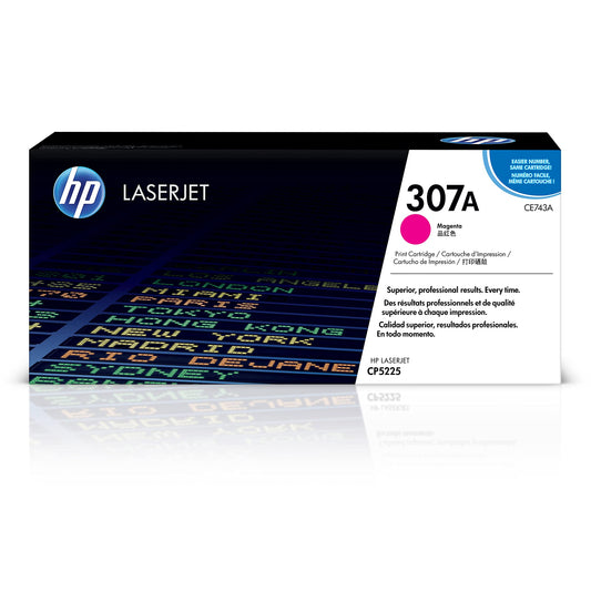 Cartouche Laser de Marque HP CE743A Magenta 7300 copies