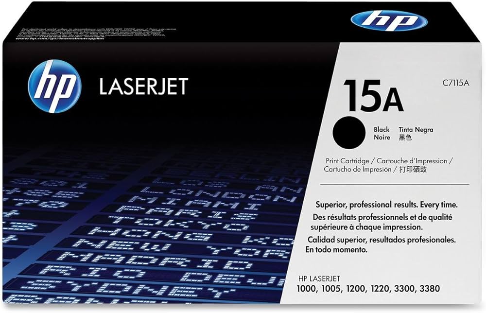 Cartouche Laser de Marque HP LASERJET C7115A Noir 2500 copies