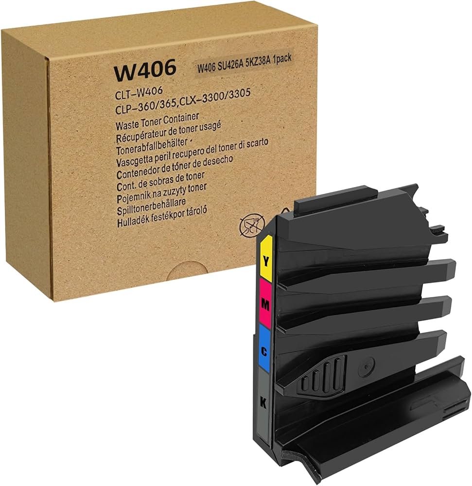 Collecteur de Toner Usagé (Tonerbag) Marque Samsung CLT-W406 Noir
